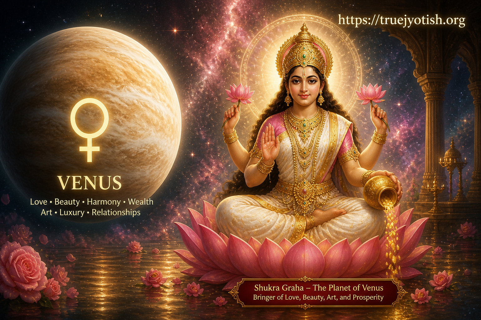Venus(Shukra) in 12 Houses of Kundali : Remedies for Weak Venus